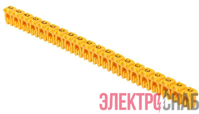 Маркер открытого типа KE 0.75-1.5кв.мм символ "C" (уп.200шт) IEK UMK-KE1-C