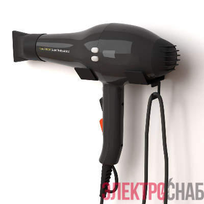 Держатель для хранения фена с креплением для сетевого кабеля черн. Rexant 38-0705