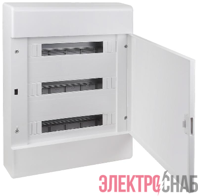 Щиток Тусо открытая проводка на 54 модуля 648х468х116мм (непрозр. дверца) Ruvinil 68054Б