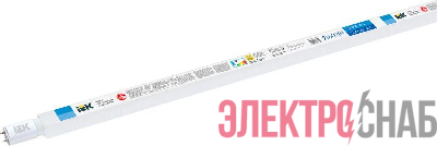 Лампа светодиодная T8 24Вт линейная 230В 6500К G13 IEK LLE-T8-24-230-65-G13