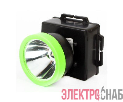 Фонарь налобный LED53762 1LED 0.5Вт 1 режим 3XR6 пластик. черн. Ultraflash14254