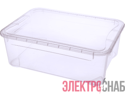Ящик 555х390х190 31 л. "Кристал"  прозрачный crystal 31 crystal 31