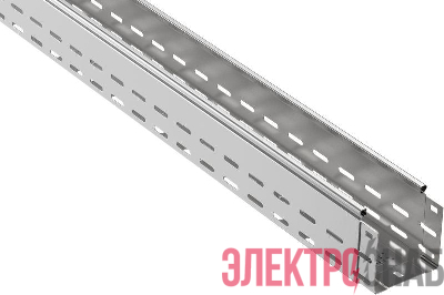 Лоток листовой перфорированный 100х100 L3000 сталь 1мм оцинк. IEK CLP10-100-100-100-3