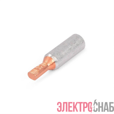 Наконечник кабельный штыревой алюмомедный НШАМ-П 25-13 КВТ 91878