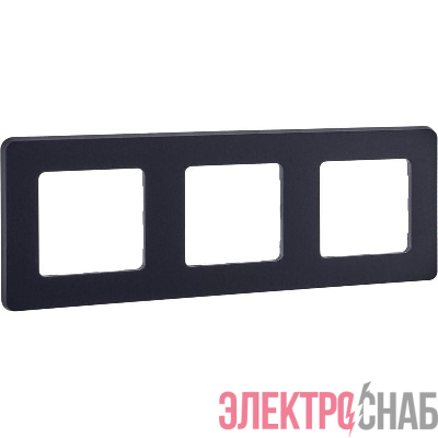 Рамка 3-м СП Inspiria IP20 антрацит IEK 673953