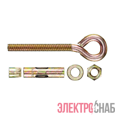 Болт анкерный с кольцом 10х60 (уп.2шт) Tech-Krep/Zitar 104677