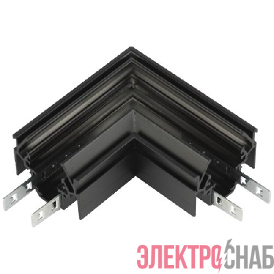 Коннектор TRM-PC20-CCN-B угловой для шинопровода для натяжных потолков магнитн. NOVA черн. Эра Б0063942