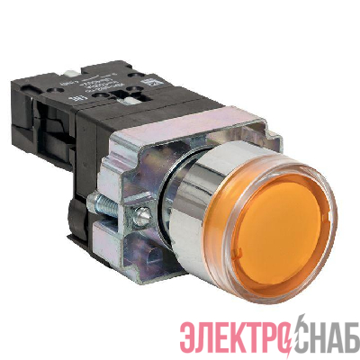 Кнопка BA51 с подсветкой 24В желт. NO PROxima EKF xb2-bw51-24