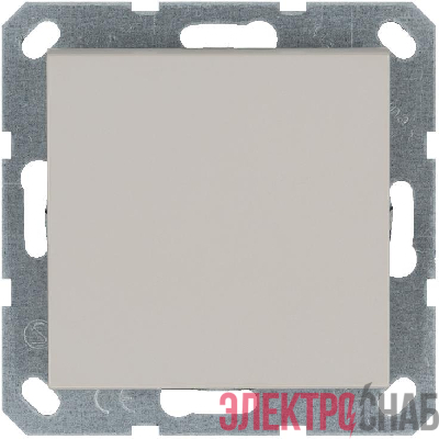 Кнопка звонка 1-кл. 10А IP20 механизм тауп Jasmart G3010T