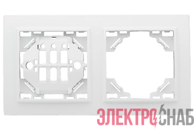 Рамка 2-м Минск горизонтальная бел. Basic EKF ERM-G-302-10