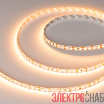 Лента светодиодная FC-A120-8mm 24V Warm2400-CX1 5Вт/м IP20 резка 1 светодиод (уп.5м) Arlight 052929