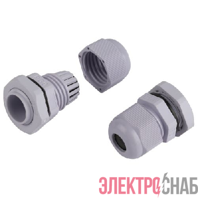 Ввод кабельный (сальник) PG 9 d4-8мм (d отверст. 16мм) IP54 (уп.20шт) Эра Б0065179