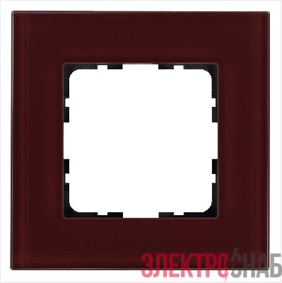 Рамка 1-м G-Glass стекло гранат. JasmartG1001GH