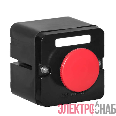 Пост кнопочный ПКЕ-222/1 &quot;Стоп&quot; красн. гриб. Электродеталь ПКЕ-222/1.1К.ГР