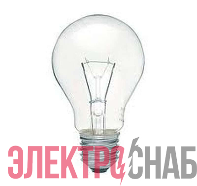 Лампа накаливания МО 60Вт E27 12В (100) Лисма 353390200