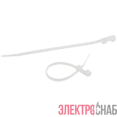 Хомут кабельный под винт 3.6х150 NO-225-316 бел. (уп.100шт) Эра Б0066041
