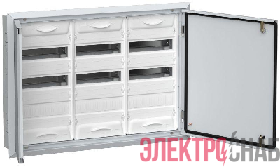 Корпус ЩРв-108 (3х36) TITAN 5 630х885х130 IP31 бел. метал. IEK TI5-50-V-3X036-31