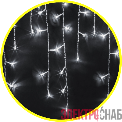 Гирлянда светодиодная "Бахрома" 93 689 NGF-D029-03 4.7х0.6м 240LED CW IP44 BL Navigator 93689
