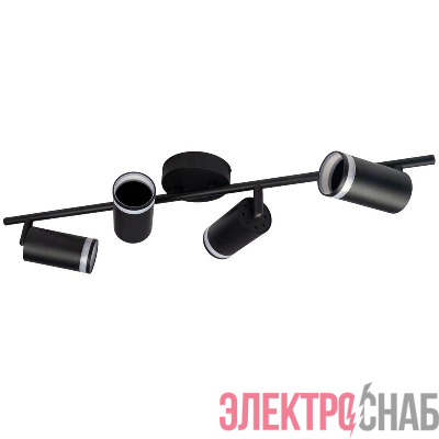 Светильник PCL-0104 4xGU10 IP20 230В BL настен./потолочн. декор. под лампу JazzWay 5066465