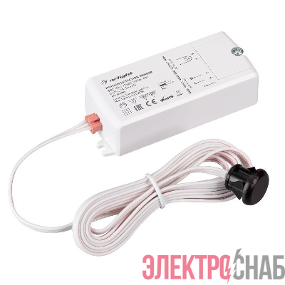 Датчик-ИК SR2-IN-S98x35-200W-WH 230В 5А DOOR IP20 пластик Arlight 041987