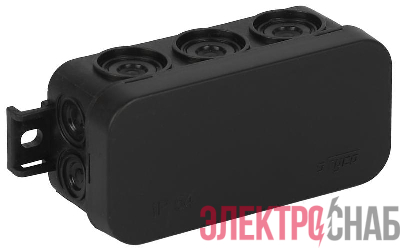 Коробка распределительная ОП Тусо 43х80х35мм УХЛ1 черн. Ruvinil 67091Ч
