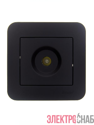 Розетка телевизионная оконечная TV СП ASTI IP20 в сборе черн. бархат LEZARD 7081-4242-130