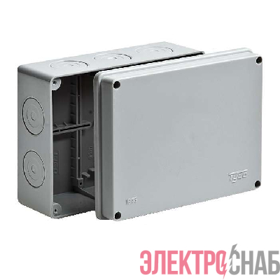 Коробка распределительная ОП 200х140х75мм IP55 без гермет. Ruvinil 67056