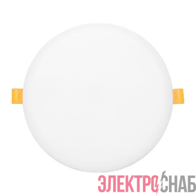 Светильник светодиодный ДВО 1109 24Вт 6500К IP20 круглый встраив. даунлайт безрамочный LUMA EKF DLL-1109-R-24-6500