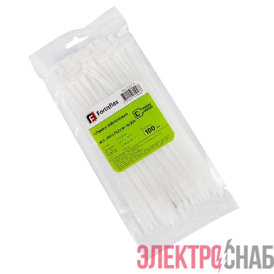 Хомут нейлоновый КСС MULTILOCK 4х200 бел. (уп.100шт) Fortisflex 102302