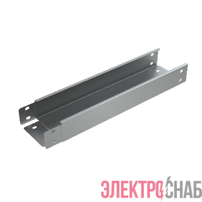 Лоток листовой неперфорированный 100х50 L3000 сталь 0.55мм &quot;БЫСТРЫЙ МОНТАЖ&quot; LN50-100-0.55-3000 КМ LO0004