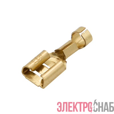 Наконечник без изоляции "розетка" 1.5-2.5кв.мм A=6.3х0.8мм (уп.100шт) DKC 2B02L