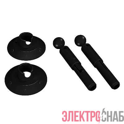 Крепление MOONLIGHT-ROUND-D13-S-KIT Black металл (комплект) Arlight 043831