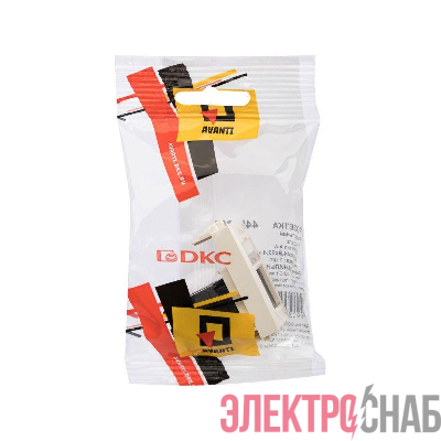 Розетка USB 3.0 1мод. Avanti "Ванильная дымка" тип А-А модульная DKC 4405301