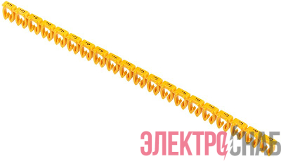 Маркер открытого типа KE 4-6кв.мм символ "J" (уп.200шт) IEK UMK-KE3-J