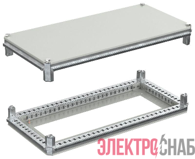 Крыша и основание (под фланец) 400х800 FORMAT IEK FO-00-KOF-040-080