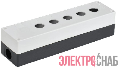 Корпус КП105(6)-Р 5(6)-м для кнопок бел. IEK BKP10-6-K01-R