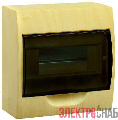 Корпус ЩРН-П-8 Krepta 3 IP41 навесной пластик. сосна IEK MKP12-N-08-41-K34