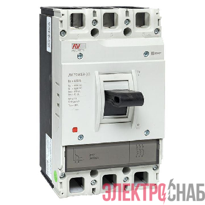 Выключатель автоматический 630А 100кА AV POWER-3/3 TR AVERES EKF mccb-33-630H-TR-av