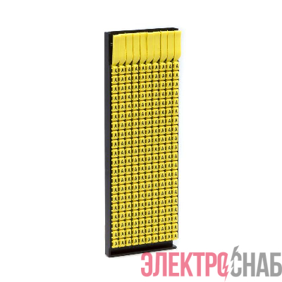 Маркер для кабеля сечением 4-6мм символ "G" (уп.160шт) DKC MKCGS3