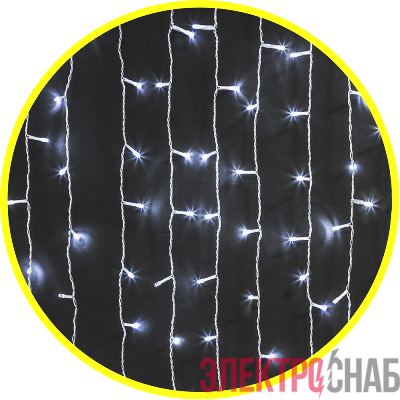 Гирлянда светодиодная &quot;Занавес&quot; 93 669 NGF-С03-01 2х3м 400LED CW IP20 TR Navigator 93669