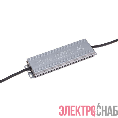 Источник питания (драйвер) 24В 100Вт IP67 с проводами влагозащ. Rexant 200-1005