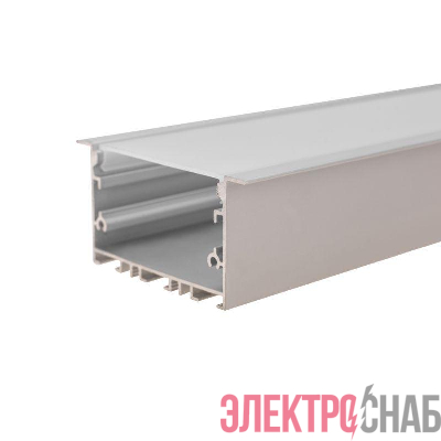 Комплект врезного алюм. профиля с рассеив. 62х32мм 1м Rexant 146-404-1