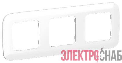 Рамка 3-м СП FLITE РУ-3-А-ФлБ бел. IEK FI-M32-31-20-K01