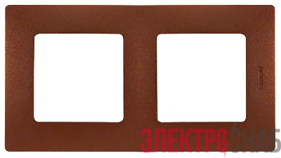 Рамка 2-м СП Etika IP20 какао IEK 672572