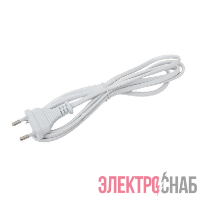 Шнур с опрессованной вилкой 2м 2х0.75кв.мм EKF ASC-252