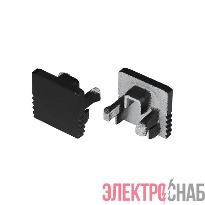 Заглушка SL-MINI-10 BLACK глухая пластик (комплект) Arlight 049414