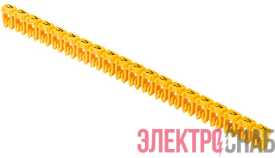 Маркер открытого типа KE 1.5-2.5кв.мм символ "V" (уп.200шт) IEK UMK-KE2-V