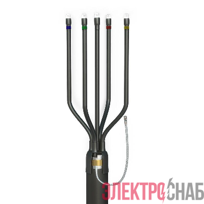 Муфта кабельная концевая универсальная 1кВ 5 ПКВ(Н)Тпб-1 (16-25) с наконечн. (пластик с броней) ЗЭТАРУС zeta21023