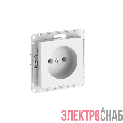 Розетка AtlasDesign 16А без заземл. без шторок быстрозажим. клем. механизм бел. SE ATN000141S