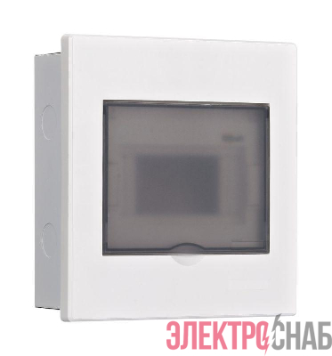 Корпус встраиваемый дв. 1 ряд 6 мод. IP41 ЩРВ-М прозр. DEKraft 31071DEK